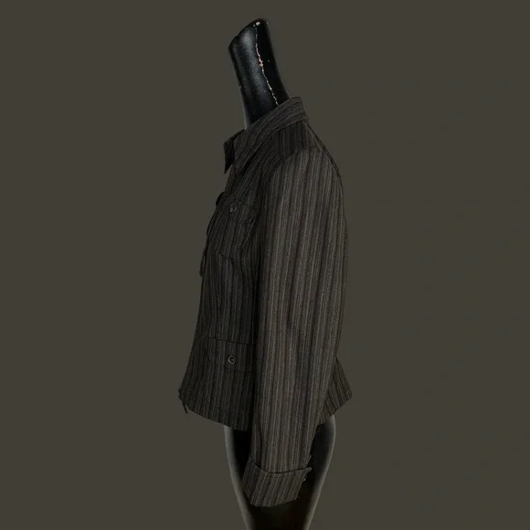 Akris Punto Black Pinstripe Blazer - Picture 5 of 15